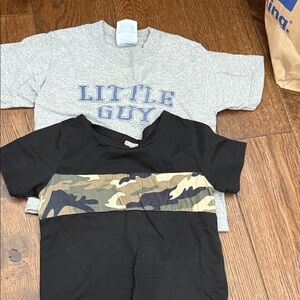 Black Camo and Gray Little Guy T-Shirts